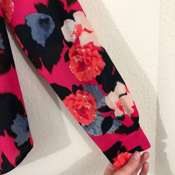 CLOSEOUT \J. Crew Factory\• Printed Henley Blouse - Picture 4 of 7